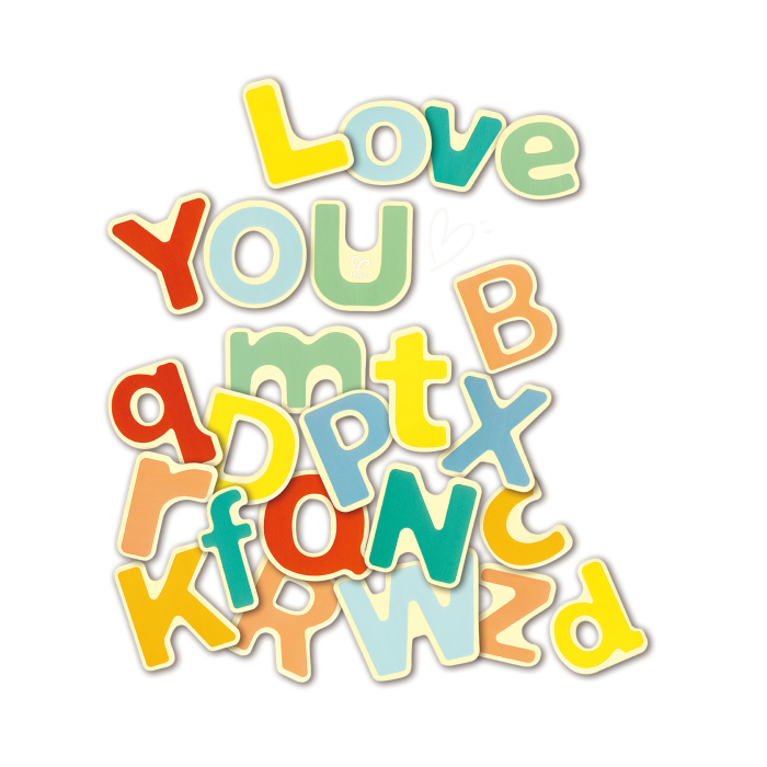 Jucarie din lemn copii – Magneti alfabet (52 piese) alfabetar [3]