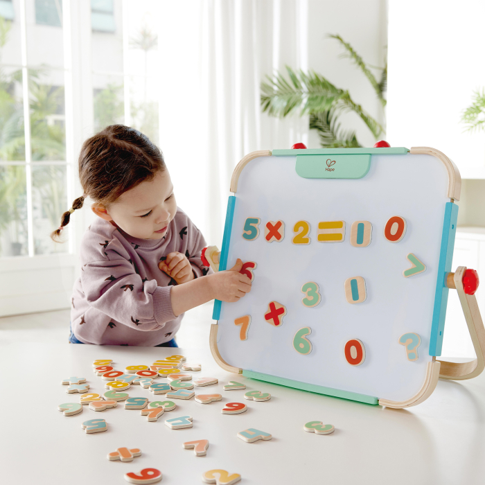 Jucarie din lemn copii – Magneti numere (54 piese) [2]