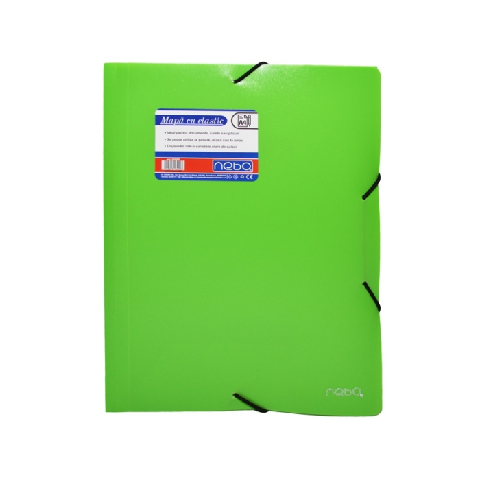 Mapă A4 din Plastic Mat cu Elastic Nebo [5]
