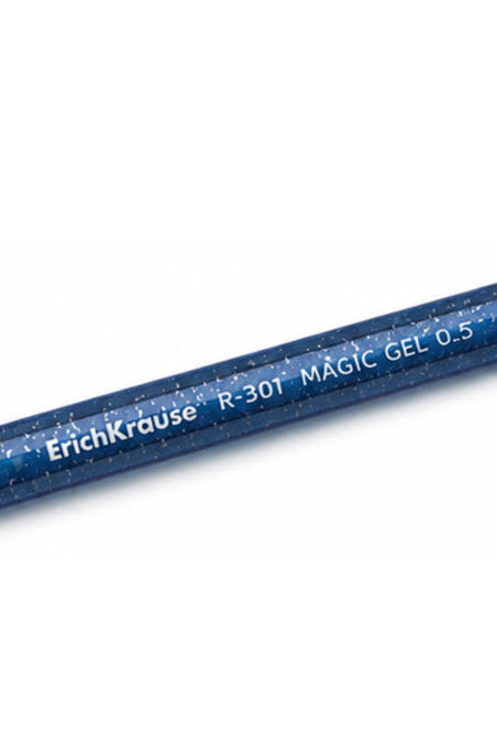 Pix cu gel ștergabil ErichKrause R-301 Magic Gel, 0,5 mm, albastru [2]
