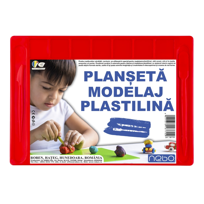 Planșetă pentru modelaj cu accesorii NEBO, 28 × 20 cm [2]