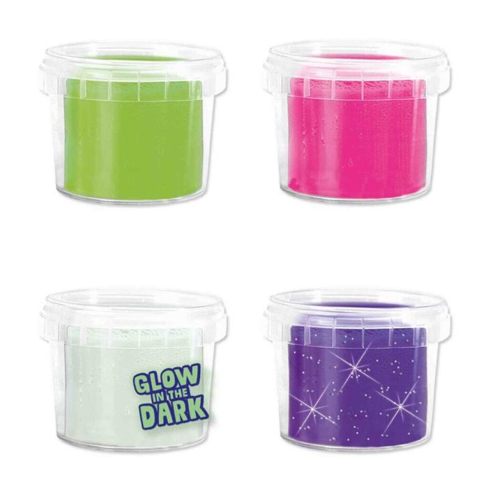 Plastilină colorată vegană SES Creative, 4 culori × 90 g [2]