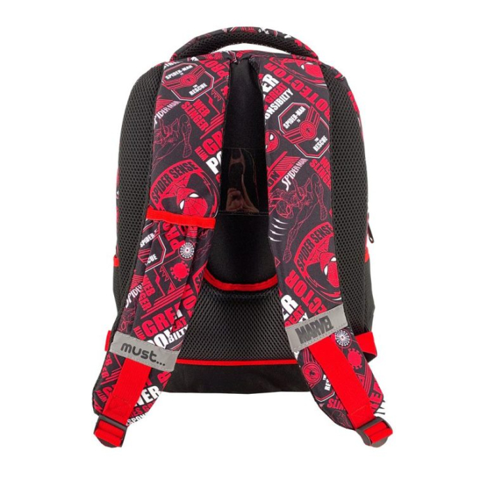Rucsac Ergonomic Must Spider-Man, 3 Compartimente, 25 L, 32 × 18 × 43 cm [2]
