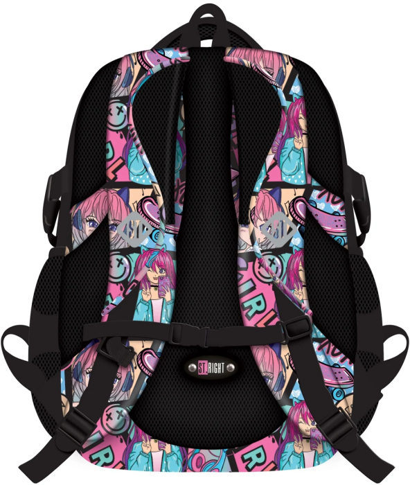 Rucsac Ergonomic ST.RIGHT Manga Girl, 4 Compartimente, 42 × 30 × 20 cm [2]