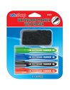Set 4 markere pentru tablă whiteboard + burete OFFISHOP OF429, 2–3,5 mm [2]