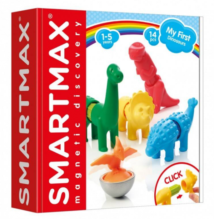 Joc magnetic Smart Max, My First Dinosaurs, Primii mei dinozauri, 14 piese [1]
