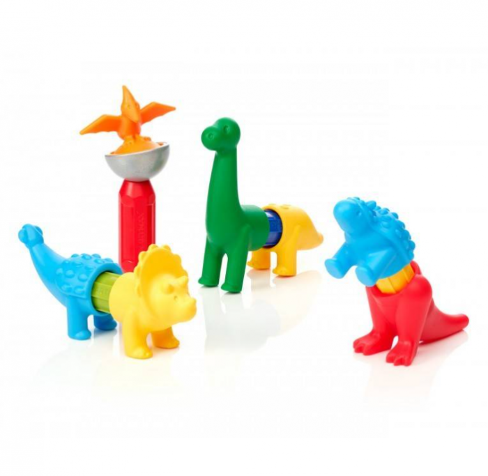 Joc magnetic Smart Max, My First Dinosaurs, Primii mei dinozauri, 14 piese [3]