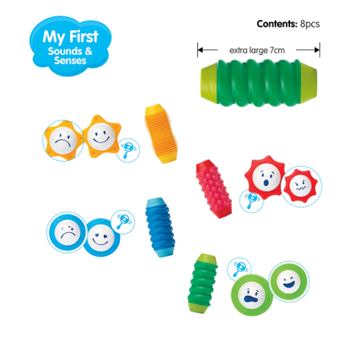 Joc magnetic Smart Max, My First Sound & Senses, Primele mele sunete si simturi, 8 piese [3]