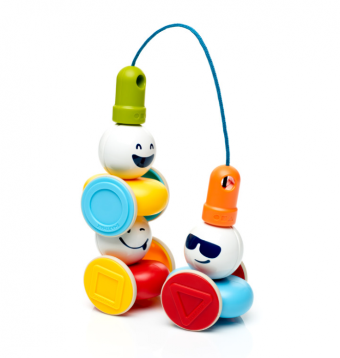 Joc magnetic Smart Max, My First Wobbly Cars, Primele mele masini amuzante, 7 piese [4]