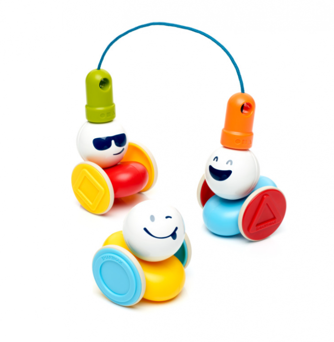 Joc magnetic Smart Max, My First Wobbly Cars, Primele mele masini amuzante, 7 piese [5]