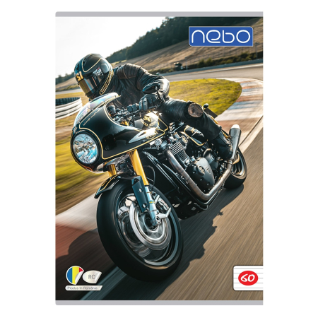 Caiete Dictando - Caiet NEBO A4, Dictando, 60 file, 56 g/m²