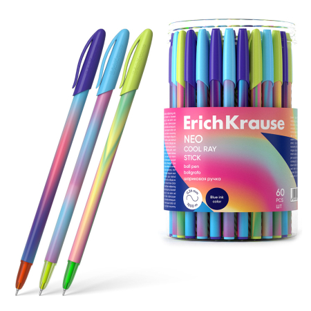 Pixuri - Pix ErichKrause Neo Stick Cool Ray, 0,7 mm, cerneală albastră
