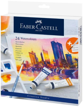 Pictură și desen - Acuarelă Creative Studio 24 Culori x 9 ml Faber-Castell