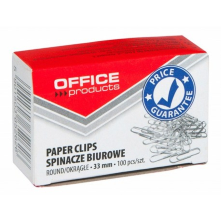 Agrafe de birou - Agrafe metalice Office Products 33 mm, 100 bucăți
