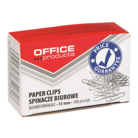 Accesorii de organizare - Agrafe metalice Office Products, 33 mm, 100 bucăți/cutie