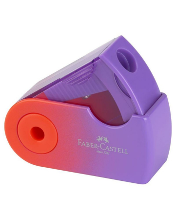 Papetărie - Ascuțitoare Faber-Castell Sleeve Mini Flow, cu Rezervor, 1 Orificiu