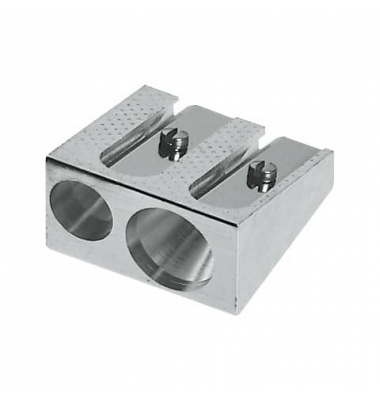 Papetărie - Ascuțitoare Metalică Faber-Castell, 2 Orificii