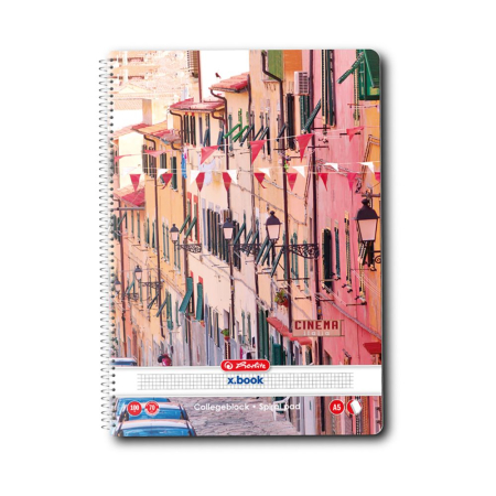 Caiete Matematica - Caiet Herlitz A5 cu Spirală, Matematică, 100 File