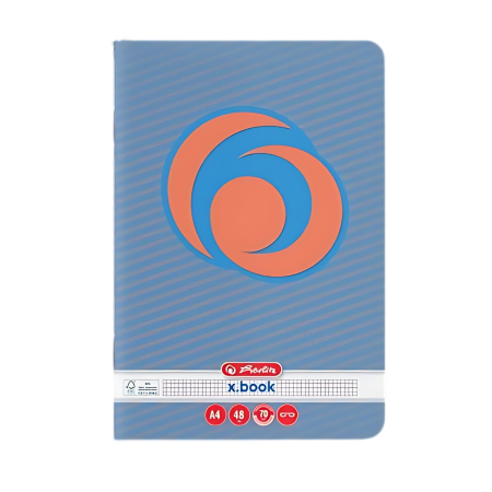 Caiete Matematica - Caiet Herlitz A4, Matematică, 48 File, 70 g/m², Rainbow
