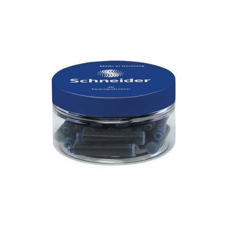 Rezerve stilouri - Cartușe cerneală Schneider, 30 buc., borcan