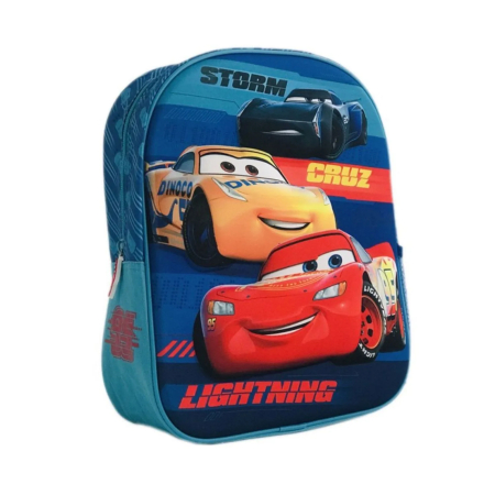 Ghiozdane - Ghiozdan 3D Cars Fulger McQueen, 32 × 28 × 12 cm