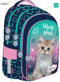 Ghiozdane Clasele I-IV - Ghiozdan Ergonomic My Little Friend Kitty Party, 2 Compartimente, 38 × 28 × 18 cm