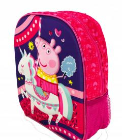 Ghiozdane - Ghiozdan Grădiniță 3D Peppa Pig, 31,8 × 28,5 × 11,5 cm