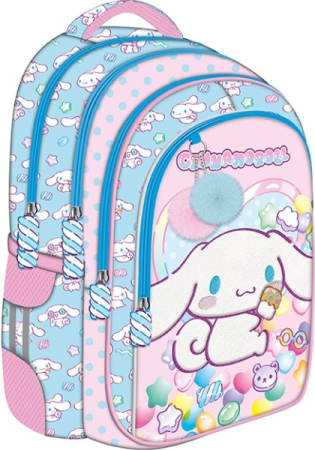 Ghiozdane Clasele I-IV - Ghiozdan Școlar Ergonomic ST.MAJEWSKY BP58 Cinnamoroll Candies, 4 Compartimente