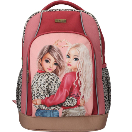 Ghiozdane Clasele I-IV - Ghiozdan Școlar TOPModel LeoHeart, 3 Compartimente, 43 × 30 × 20 cm