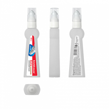 Tăiere și lipire - Lipici lichid ErichKrause Extra, 50 ml, cu aplicator cu bilă