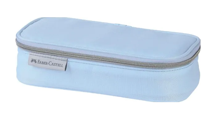Papetărie - Penar Oval Bleu Sky Faber-Castell