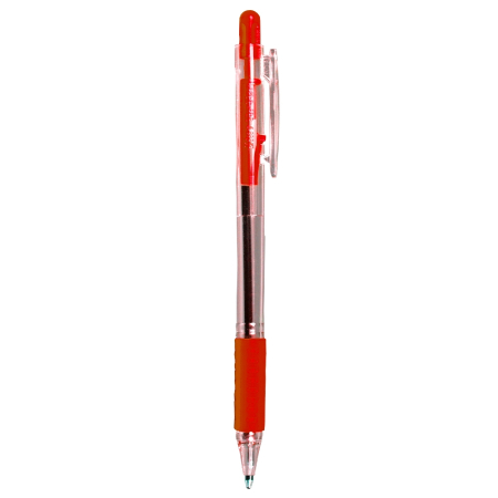 Pixuri - Pix retractabil LINC Tip-Top Grip, 0,7 mm, roșu