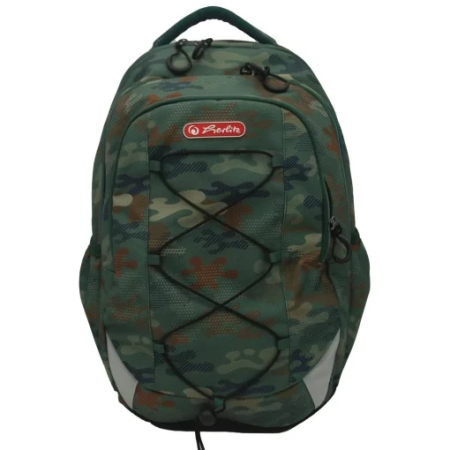 Ghiozdane Ergonomice - Rucsac Herlitz Strings Pro Army, 28 L, 43 × 29 × 22 cm