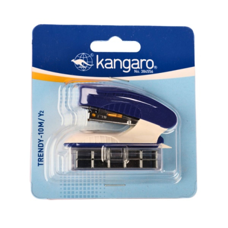 Capsatoare - Set capsator Kangaro Trendy-10MY2, Nr. 10, 10 coli, cu capse