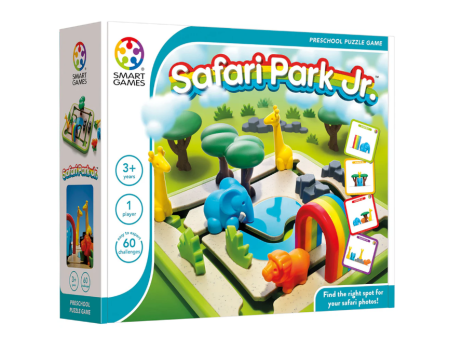 Smart Games - Smart Games - Safari Park Jr., joc de logica cu 60 de provocari, 3+ ani