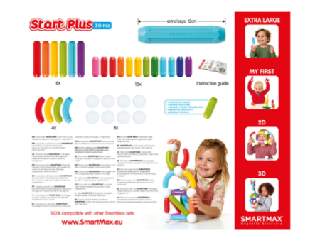 Joc magnetic Smart Max, Start +, Setul incepatorilor plus, 30 piese [1]