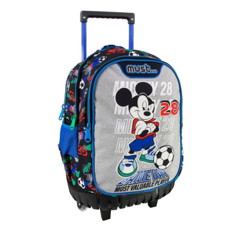 Ghiozdane cu Roți - Ghiozdan cu Roți Must Mickey Mouse (Troller Școlar) 34 × 20 × 44 cm