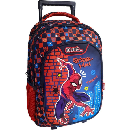 Ghiozdane cu Roți - Ghiozdan cu Roți Must Spider-Man Thwip (Troller Școlar) 34 × 20 × 44 cm