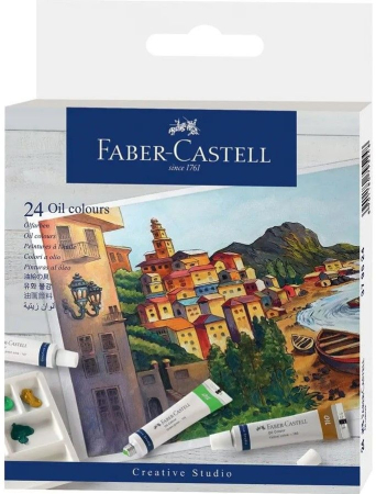Culori în ulei - Vopsele de Ulei Faber-Castell 24 Culori x 9 ml