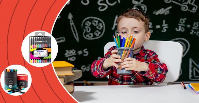 Cum alegi creioanele colorate potrivite pentru școlar sau preșcolar