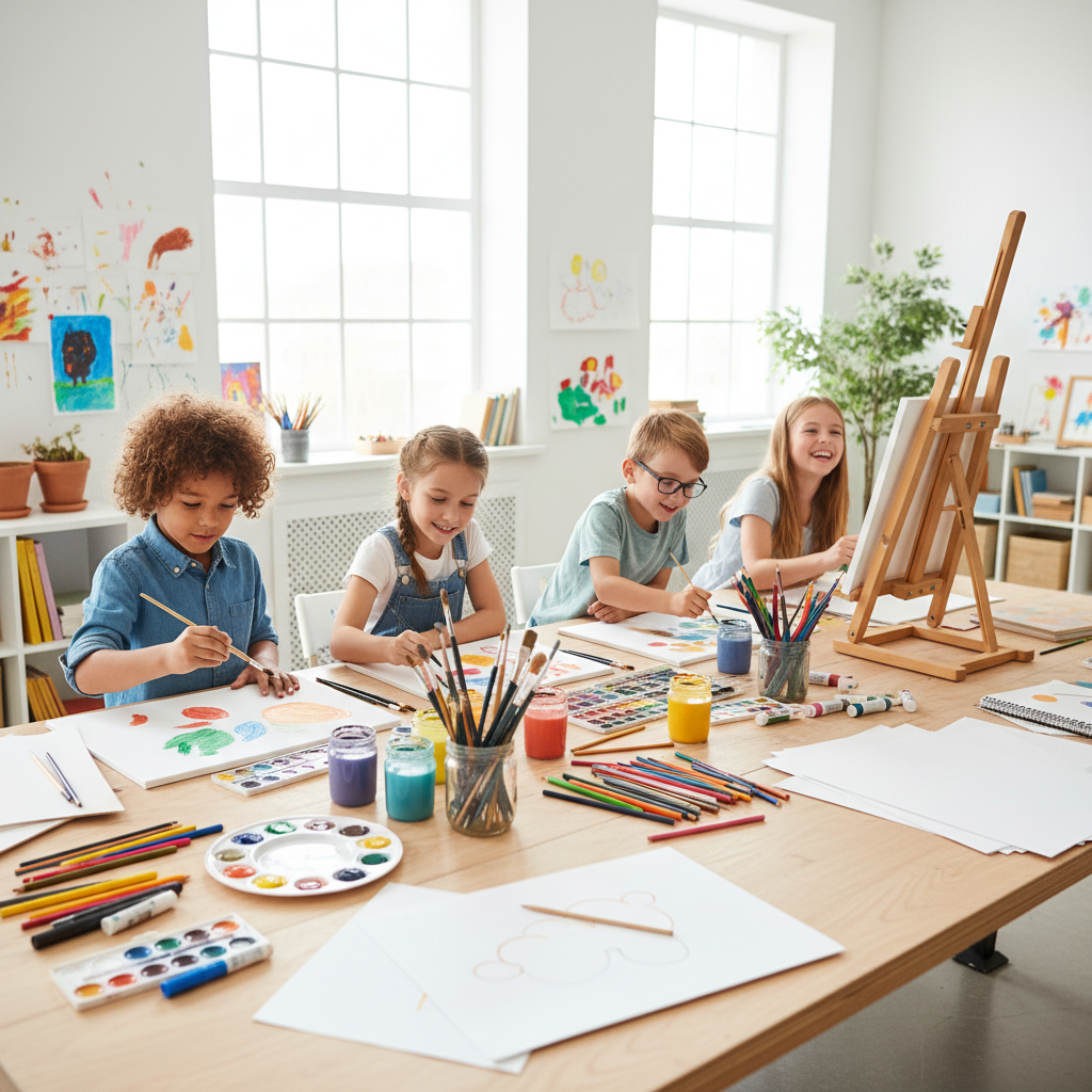 Ghid complet pentru alegerea materialelor de pictură pentru copii