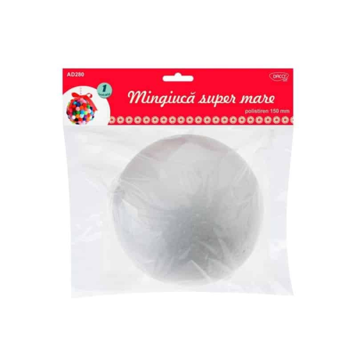 Accesorii craft - AD280 Bila Polistiren mare 15 CM DACO [1]