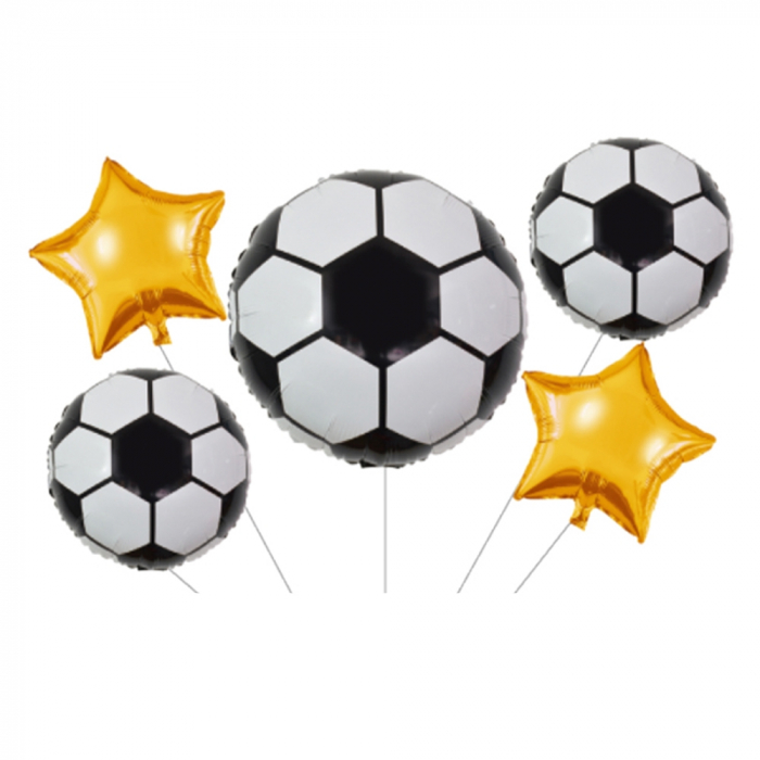 Set Baloane folie aluminiu, Minge Fotbal [2]