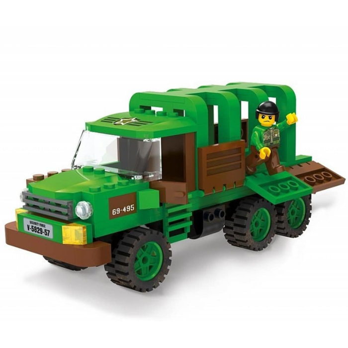 Blocki My Army, Camion Militar In Jungla, 210 Piese [3]
