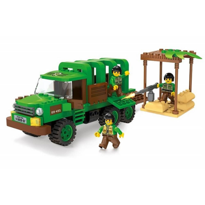 Blocki My Army, Camion Militar In Jungla, 210 Piese [2]