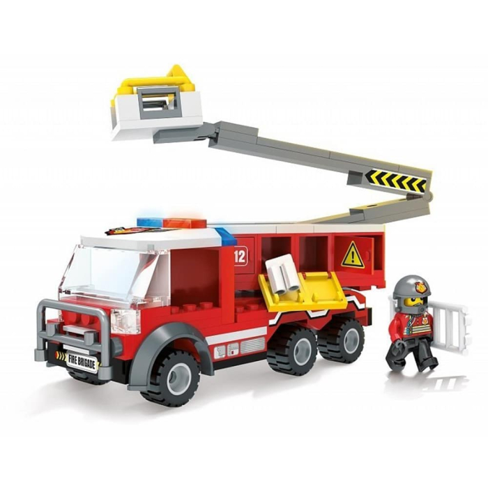 Blocki My Fire Brigade, Camion Pompieri Cu Lift, 158 Piese [3]