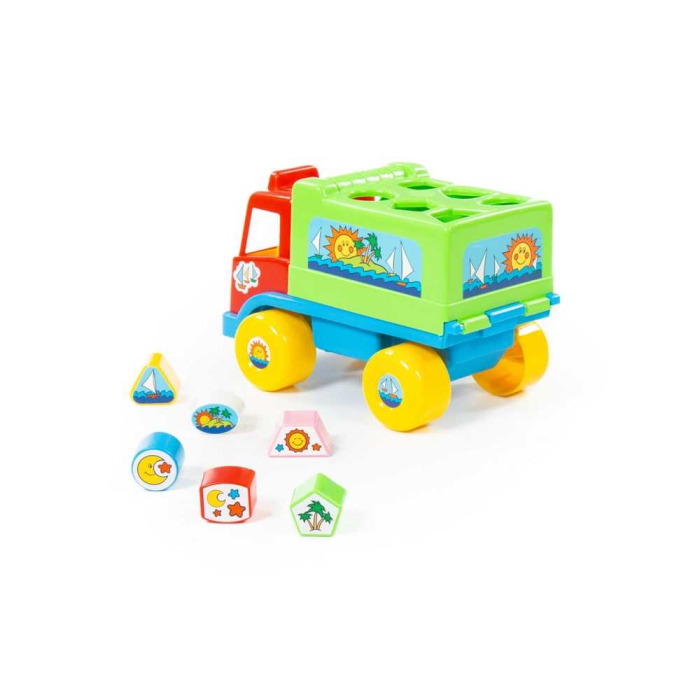 Camion educativ cu forme, 26x16x17 cm [2]