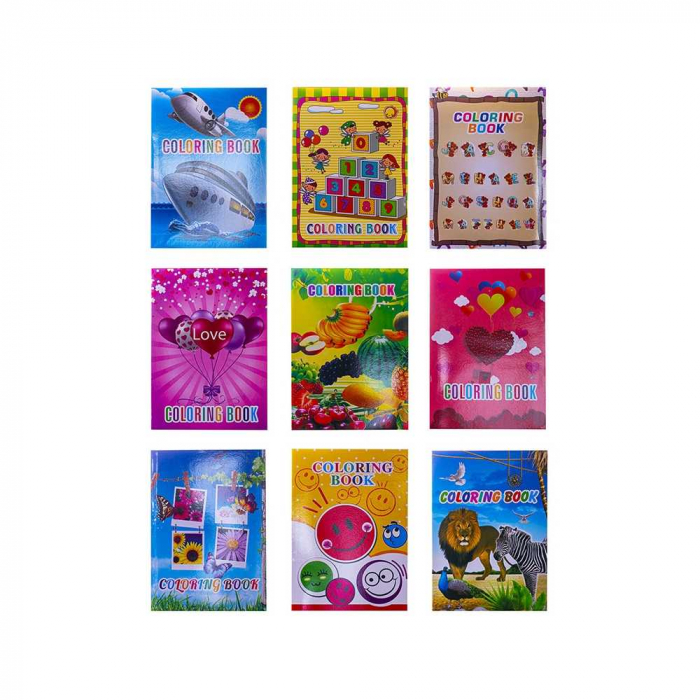 Carte de colorat A5 10 file diverse modele [2]