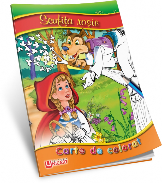 Carte de colorat - Scufita Rosie [1]
