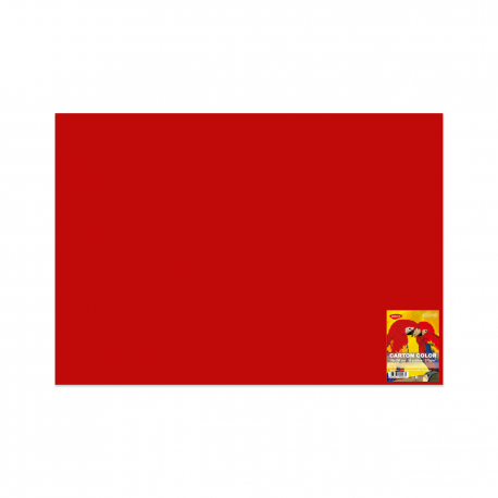 Carton Color Rosu 270G/MP 70x100 10 Coli Daco [1]